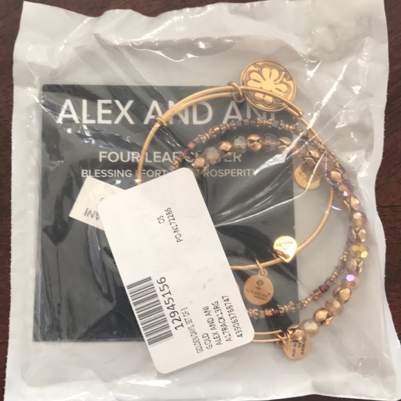 Alex and Ani “Golden Days” *GOLD* 3 bangle set - Picture 2 of 2